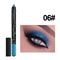 Glitter Metallic Purple Eyeshadow Pencil, Silkworm Liner Pen Highlighter, Long Lasting Gold Blue Cream Eye Shadow Stick