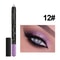 Glitter Metallic Purple Eyeshadow Pencil, Silkworm Liner Pen Highlighter, Long Lasting Gold Blue Cream Eye Shadow Stick