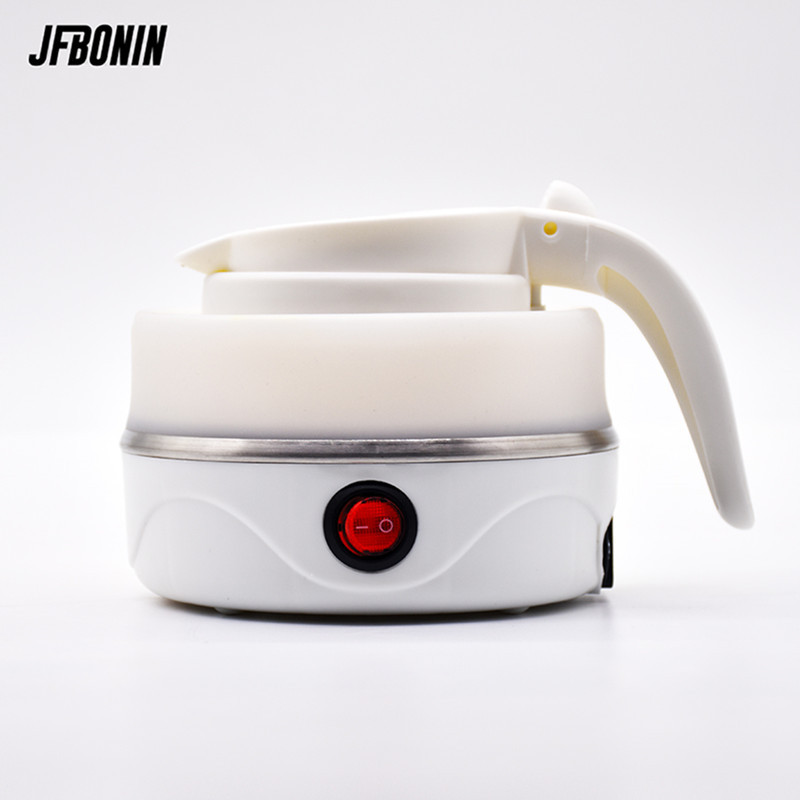 220V 06L Mini Folding Kettle 600W Portable Silicone Electric Kettle For Travel Home Fast Boil Wate 3