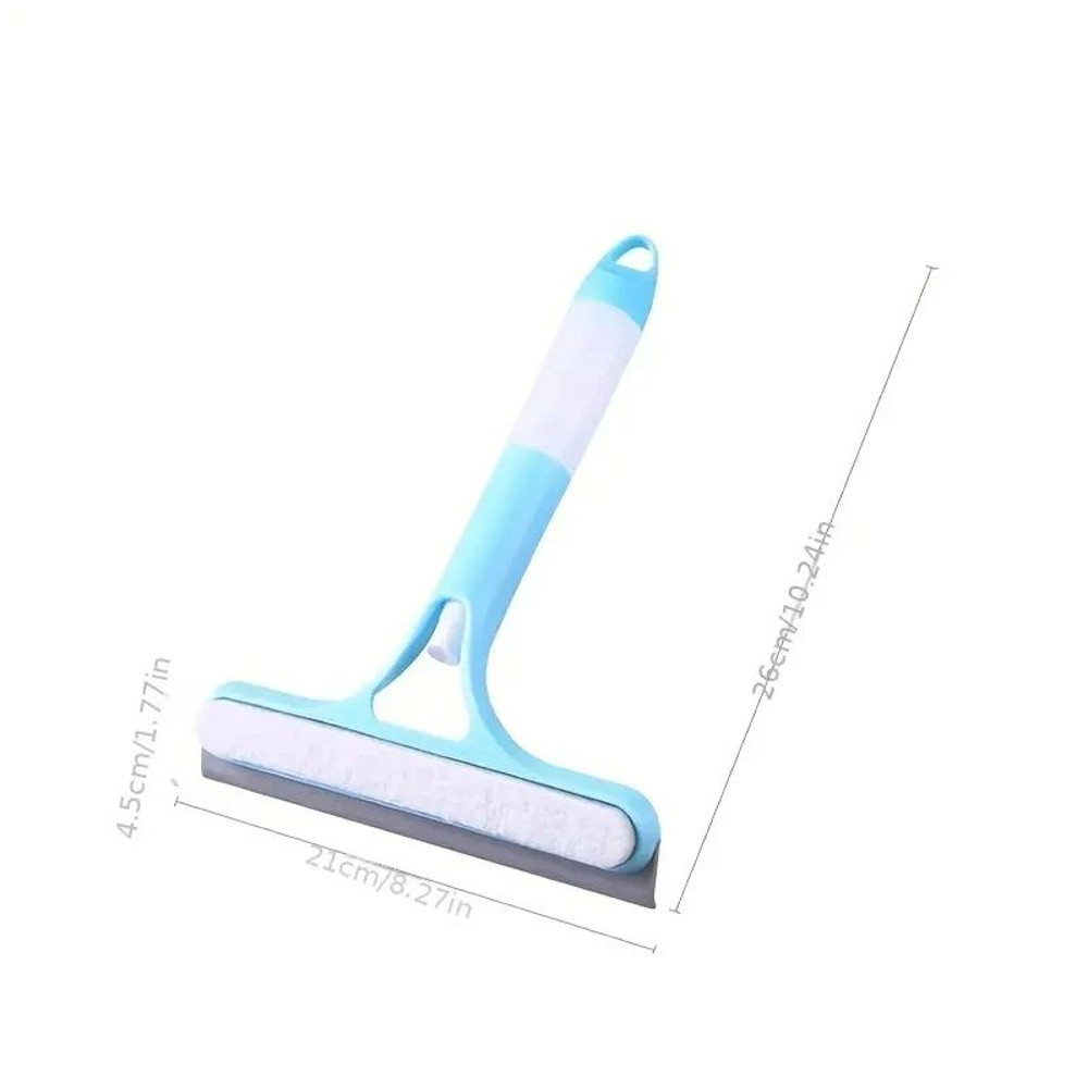 Household MultiFunction 3in1 Glass Cleaner Window Scraper Squeegee Watering Can Sprayer 5