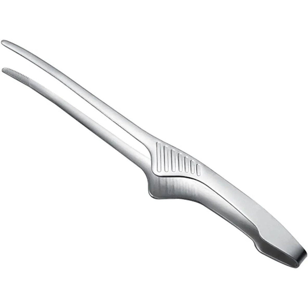 Premium Stainless Steel Precision Tongs NonSlip Heat Resistant Kitchen Tweezers For BBQ Grilling Co 6