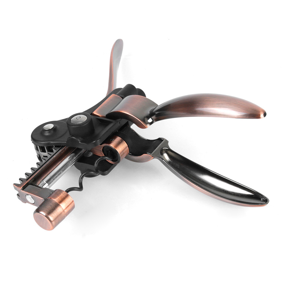 Premium Zinc Alloy Rabbit Corkscrew, Effortless Bar Lever Wine Bottle Opener for Kitchen & Bar Tools