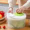 Salad Spinner for Leafy Vegetables, Lettuce Washer, Dryer Basket, Kitchen Greens Drainer and Vegetable Strainer Crisper