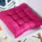 Colourful Chunky Seat Pads Cushion, Tie-On Chair Cushion for Office, Garden, Dining Kitchen, Soft Suede Square Seat