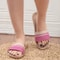 Summer Women Slippers AntiSlip Home Slippers With Soft Linen Uppers Lightweight Indoor Shoes For Wo