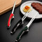 1pc Stainless Steel Kitchen Tongs, Metal Food Tongs with Non-Slip Comfort Grip, Non-Stick Head for Cooking and Serving
