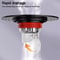 ABS Shower Drain Cover, Anti-Odor Floor Drain Core, Toilet Sewer Plug for No Smell Bathroom, Bath & Sink Strainer