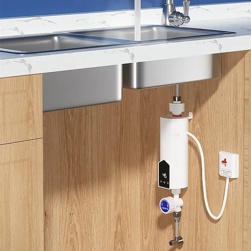 Instant Water Heater, Portable Electric Heater for On-Demand Hot Water in Bathroom Shower, Home Kitchen