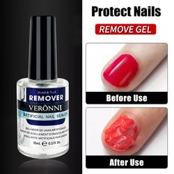 magic remover nail polish remover 15ml, soak off sticky layer cleaner, nail degreaser uv gel polish gel cleaner liquid