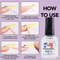 10ML Nail Glue Remover for Press on Nails, Glue Off Acrylic Fake Nail Tips, Debonder Adhesive Rhinestones Nail Polish