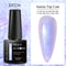 7ML Aurora Top Coat, Reflective Glitter Gel Nail Polish 6 Colors, Semi Permanent UV Gel Nail Art