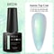 7ML Aurora Top Coat, Reflective Glitter Gel Nail Polish 6 Colors, Semi Permanent UV Gel Nail Art