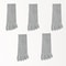 5 Pairs Mens Five Finger Socks, Summer Thin Cotton Toe Socks with Separate Fingers, Low Cut Ankle Sports Socks