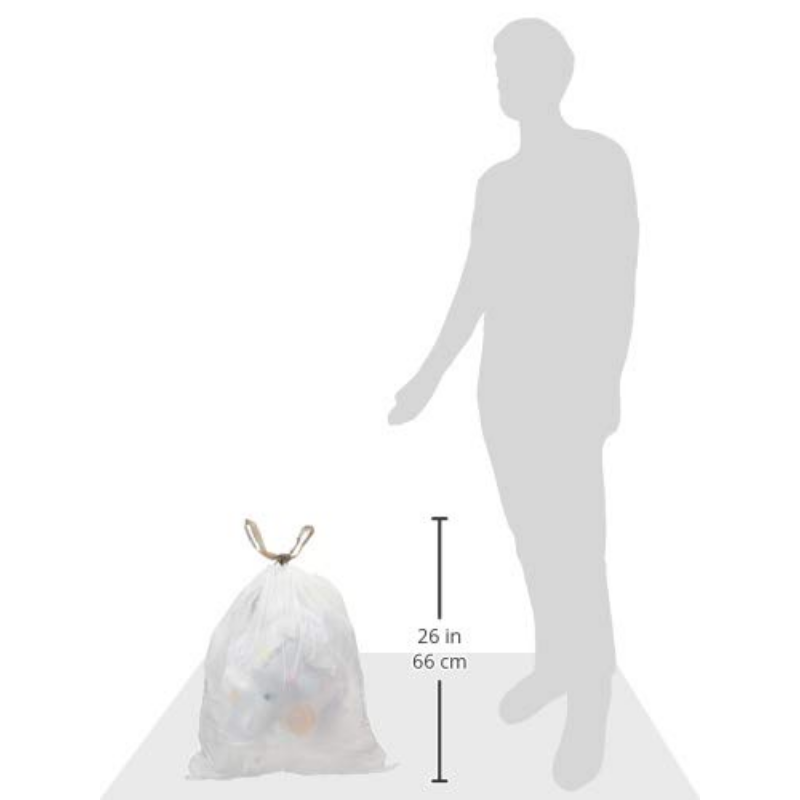 Heavy Duty Garbage Bags Compactor Bags for Trash Compactors, Strong Leak-Proof Waste Disposal