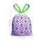 Lavender Scented Large Capacity Drawstring Trash Bags with Handles for Kitchen, Bathroom, Bedroom & Living Room