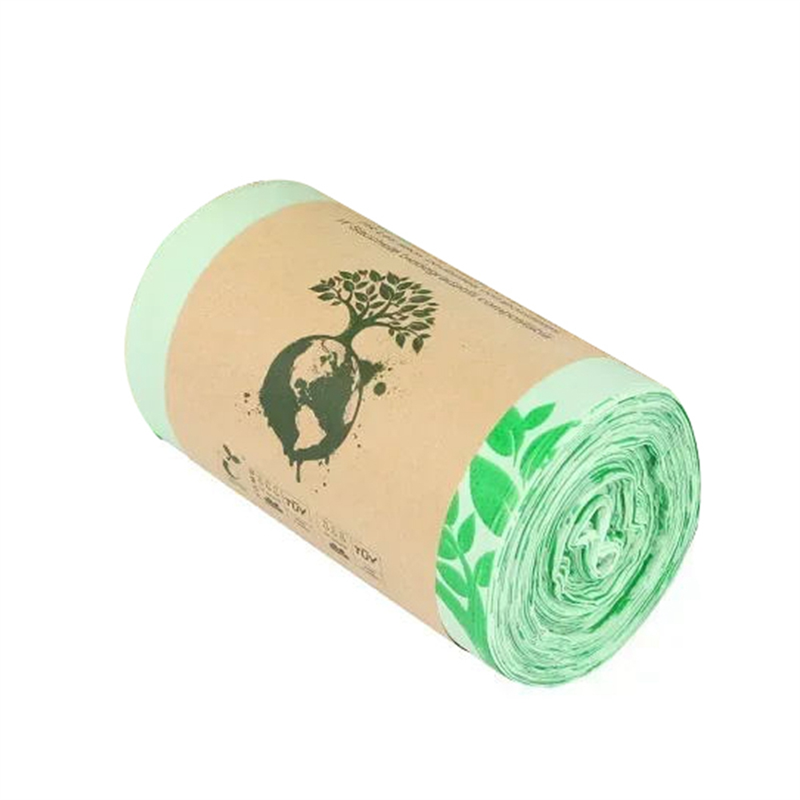 RMWIN-Biodegradable Compostable Trash Bags Corn Starch Garbage Bags, Eco-Friendly Kitchen Food Waste Bags & Scraps