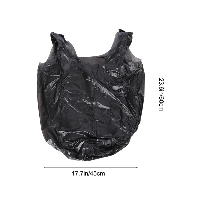 Durable Rolls Garbage Bags Dustbin Disposable Trash Dusbin Large, Office Vest, Strong Leak-Proof Waste