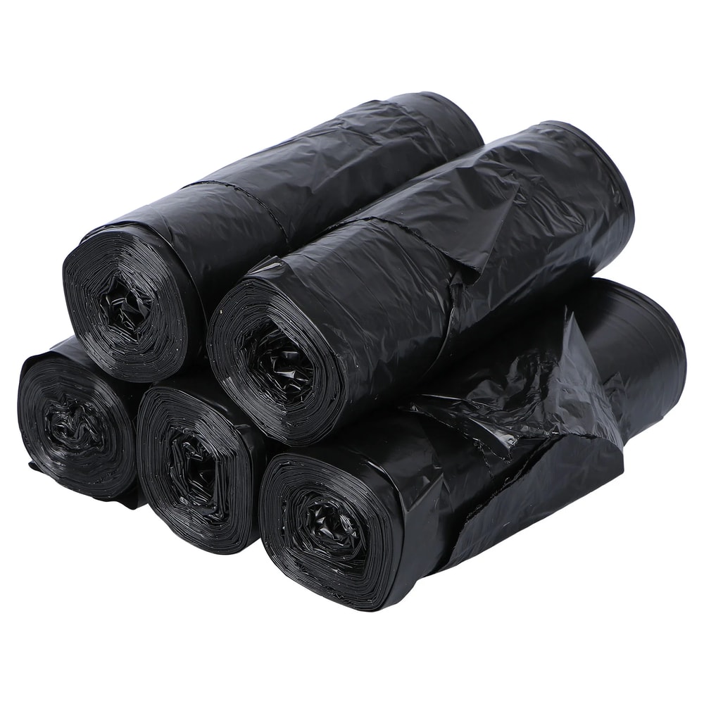 Durable Rolls Garbage Bags Dustbin Disposable Trash Dusbin Large, Office Vest, Strong Leak-Proof Waste