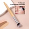 Bamboo-Handled Foundation & Concealer Brush, Best-Selling Makeup Brush with Soft Bristles for Dark Circles, Acne Marks