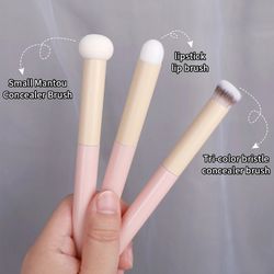 professional soft mushroom sponge head makeup brushes, concealer brush lipstick lip powder puff & foundation