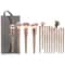 Black Makeup Brush Sets Professional Natural Fiber Hair Brush Foundation Kakubi Contour Eyeshadow B 6