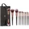 Black Makeup Brush Sets Professional Natural Fiber Hair Brush Foundation Kakubi Contour Eyeshadow B 9