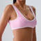 Womens Sport Bras Splicing Design, Breathable Fitness Tank, Yoga Top, Push Up Workout Bra Crop Top for Gym Wear