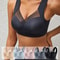 5-Pack Womens Sexy Lace Halter Bras, Full Coverage Anti-Sag Support Tops with Belly-Baring Design, High Elasticity