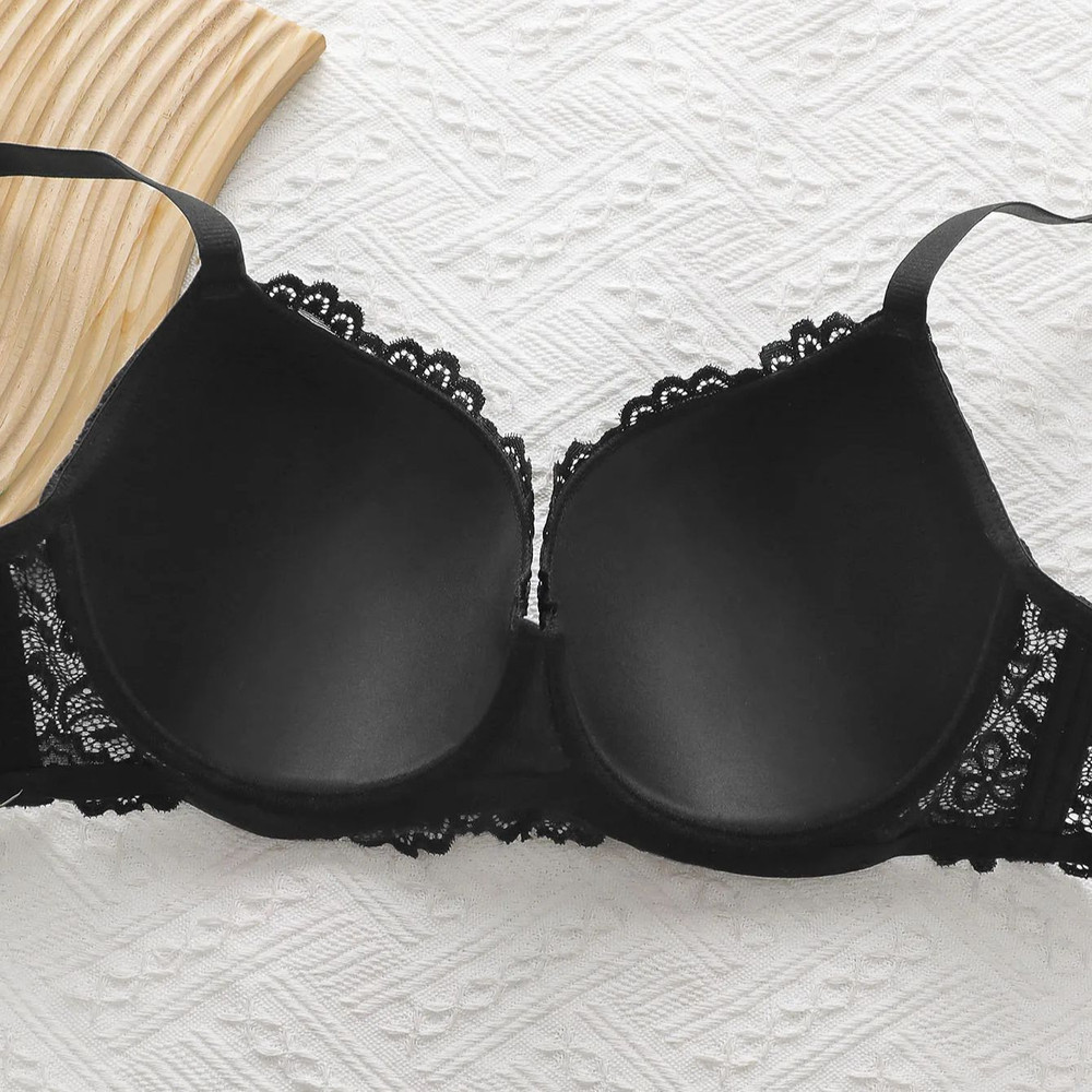 Viomisha Lady Deep Cup Lace Push Up Bra for Women, Plus Size Full Coverage Comfortable Underwear