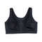 BEAUWEIR 7-Hook Front Closure Bra, Unlined Wire-Free Minimizer Bralette with Floral Design for All-Day Comfort
