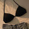 New Womens Sexy French Triangle Bra Front Button PushUp No Underwire Bra With Beauty Back Exquisite 0