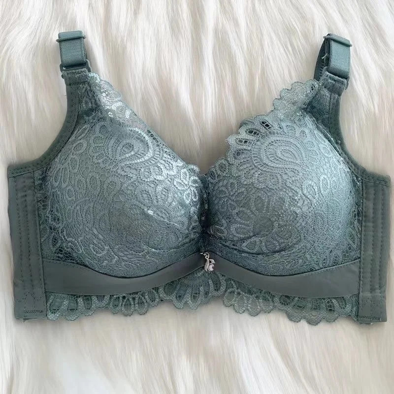 Thickened  Extra Thick 28CM Specialized Gathering Bra No Steel Ring PushUp With Extra Breasts 0