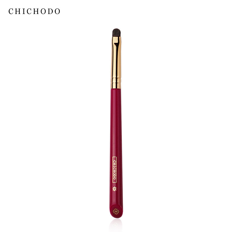 High Quality Luxury Makeup Brush Eyeliner Brush with Soft Natural Animal Hair, Red Rose Makeup Tool