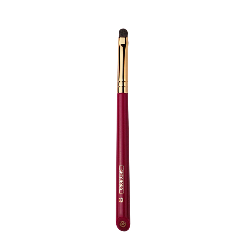 High Quality Luxury Makeup Brush Eyeliner Brush with Soft Natural Animal Hair, Red Rose Makeup Tool