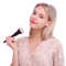 10pcs Makeup Brushes With PU Case, Premium Wood Handle Makeup Brush Kit, Soft Bristles for Blending and Contouring