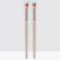 Makeup Brushes 2Pcs Professional, Nose Shadow Highlighting Brush Face Makeup, Blending Smudge Shader Beauty Brushes