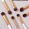 7Pcs Eye Shadow Makeup Brushes Set, Soft Horse Pony Hair Cosmetic Brushes, Blending Smudge Shader Beauty Kit