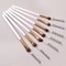 7Pcs Eye Shadow Makeup Brushes Set, Soft Horse Pony Hair Cosmetic Brushes, Blending Smudge Shader Beauty Kit