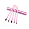 Professional 5pcs Travel Mini Eye Makeup Brushes Set, Smudge Eyeshadow Eyeliner, Eyebrow Brush Kit Lip Make Up Brush