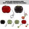 Airpods Pro 1 2 Transparent Fruit Earphone Case, Soft TPU Drop-proof Apple Shape, Personalised Protective Cover
