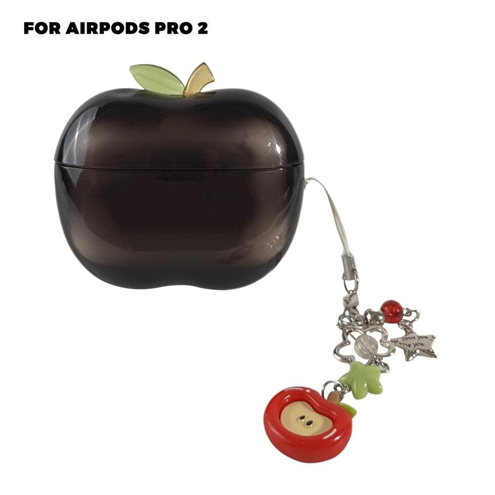 Airpods Pro 1 2 Transparent Fruit Earphone Case, Soft TPU Drop-proof Apple Shape, Personalised Protective Cover