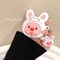 Loopy Beaver Rabbit Hat For Airpods 1 2 3 4 Pro, Pro 2 Silicone Case Cover with Accessories, Protective Earphone Case