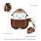 AirPods 4 Genuine Leather Case, Apple Air Pods 4th Generation Earphone Case Cover, Protective Headset Shell