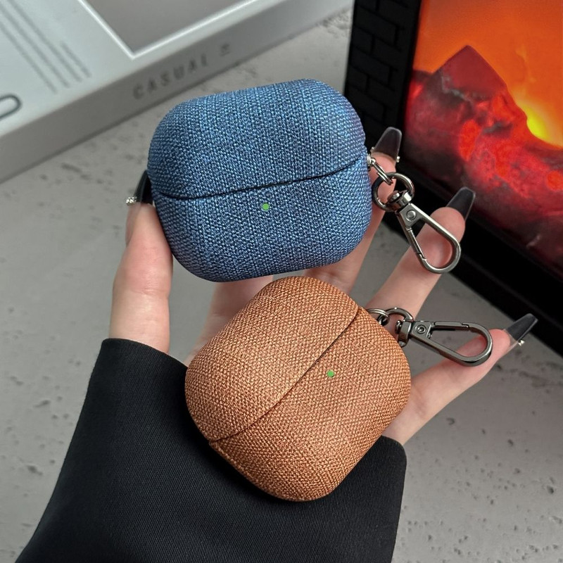 Galaxy Buds 3 Pro Cloth Grain Case, Galaxy Buds3 Cover, Bluetooth Earphone Case, Protective Accessories