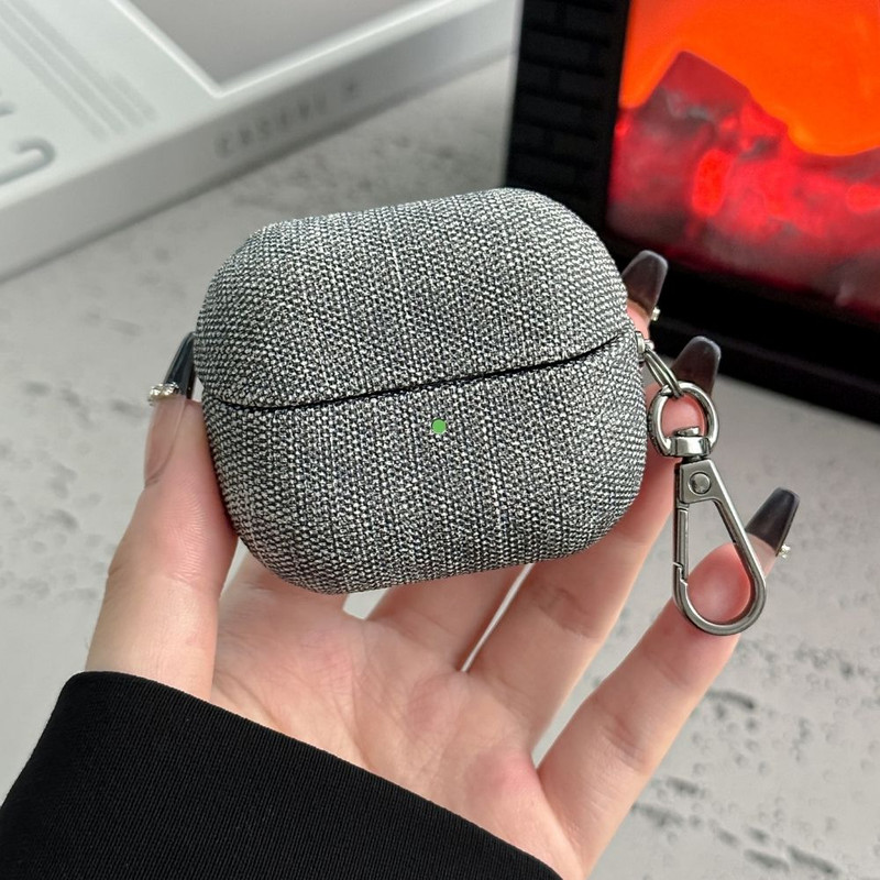 Galaxy Buds 3 Pro Cloth Grain Case, Galaxy Buds3 Cover, Bluetooth Earphone Case, Protective Accessories