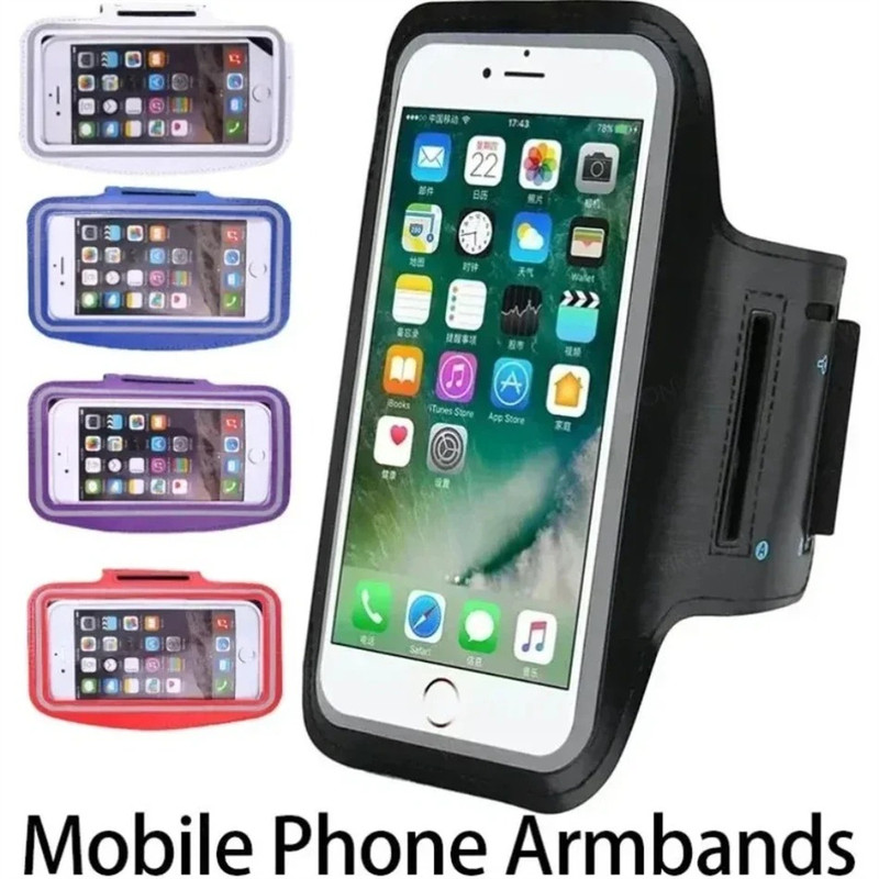 Sports Phone Armband, Mobile Phone Case for Running Gym Cycling, Touch Screen Holder for Xiaomi iPhone