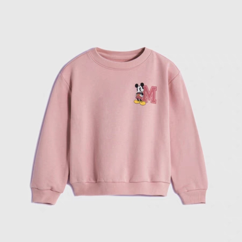 Spring New Mickey Sweatshirt Loose Fashion Long Sleeved Tops For Boys ONeck Casual Hoodies Cartoon  3
