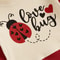 Adorable Infant Ladybug Patterned Sweatshirt, Long Sleeve Round Neck Pullover for Boys & Girls