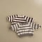 Baby Striped Sweatshirt Winter, New Long Sleeve Fleece Tops for Infant Boy, Girls, Plus Velvet Thick Casual Pullover
