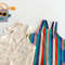 9M-5T Summer Kids Clothes, Colorful Striped Overalls with Raindrop Print, Girls Jumpsuit Outfit